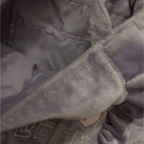 Purple Ruffled Tote Bag - Picture 4 of 4